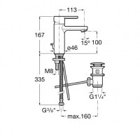 MEDIDAS ROCA NAIA LAVABO A5A3096C00